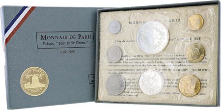 France - Monnaie de Paris Coffret FDC Franc 1968 - France