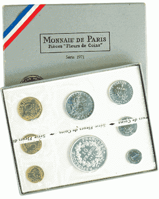 France - Monnaie de Paris Coffret FDC Franc 1971 - France
