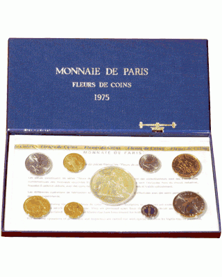 France - Monnaie de Paris Coffret FDC Franc 1975 - France