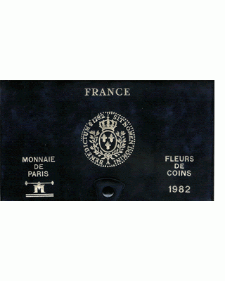 France - Monnaie de Paris Coffret FDC Franc 1982 - France