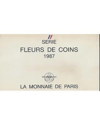 France - Monnaie de Paris Coffret FDC Franc 1987 - France