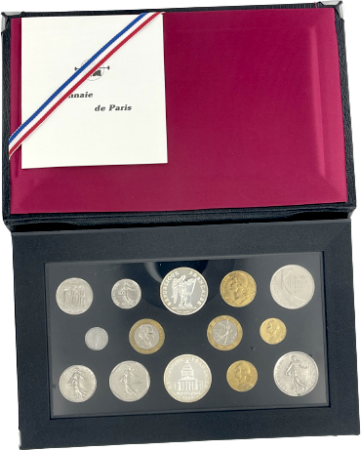France - Monnaie de Paris Coffret FDC Franc 1989 - France