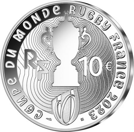 France - Monnaie de Paris Coupe du Monde de Rugby France 2023 - 10 Euros Argent BE FRANCE 2022
