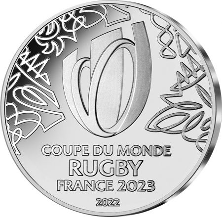 France - Monnaie de Paris Coupe du Monde de Rugby France 2023 - 10 Euros Argent BE FRANCE 2022