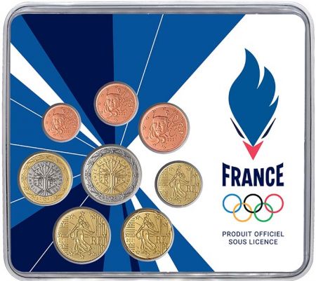 France - Monnaie de Paris Equipe de France Olympique - Miniset  BU FRANCE 2021 (MDP)