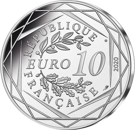 France - Monnaie de Paris Gargamel et Azrael - 10 Euros Argent Couleur FRANCE 2020 (MDP) - Les Schtroumpfs