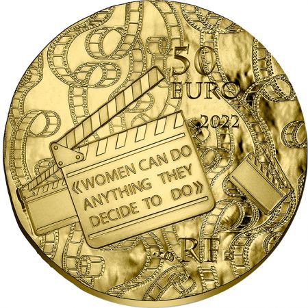 France - Monnaie de Paris Grace Kelly - Femmes du Monde - 50 Euros Or BE FRANCE 2022 (MDP)
