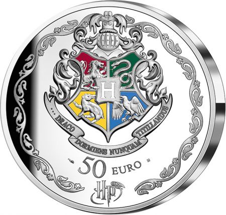 France - Monnaie de Paris Harry Potter  Ron et Hermione - 50 Euros Couleur Argent (5 onces) BE FRANCE 2021