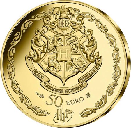France - Monnaie de Paris Hedwige et le balai - Harry Potter 2022 - 50 Euros Or BE FRANCE 2022