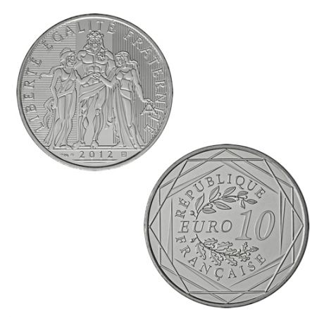 France - Monnaie de Paris HERCULE : 10 Euros Argent FRANCE 2012 (MDP)