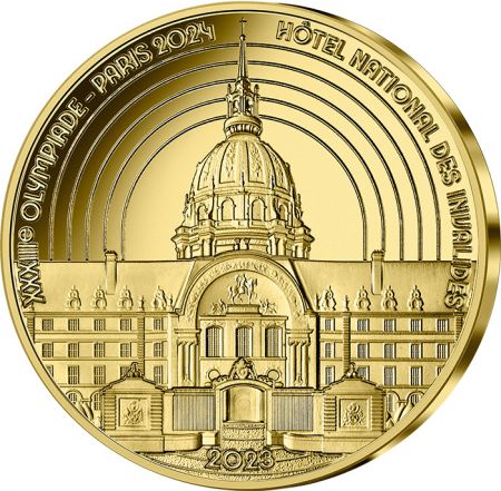 France - Monnaie de Paris Invalides - 50 Euros OR BE 2023 - Héritage - Paris 2024