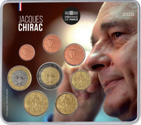 France - Monnaie de Paris Jacques Chirac - Miniset  BU FRANCE 2020 (MDP)