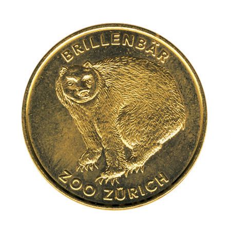 France - Monnaie de Paris Jeton Touristique - Zoo de Zurich