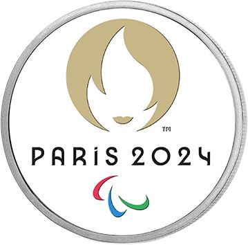France - Monnaie de Paris JEUX PARALYMPIQUE PARIS 2024 - BLISTER MEDAILLE EMBLÈME PARALYMPIQUE - Jeux Olympiques PARIS 2024