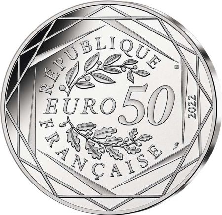 France - Monnaie de Paris L\'amitié - 50 Euros Argent Couleur FRANCE 2022 (MDP) - Astérix - Vague 2