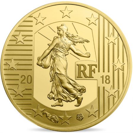 France - Monnaie de Paris L\'ECU DE 6 LIVRES - 5 Euros OR BE 2018 FRANCE (MDP)