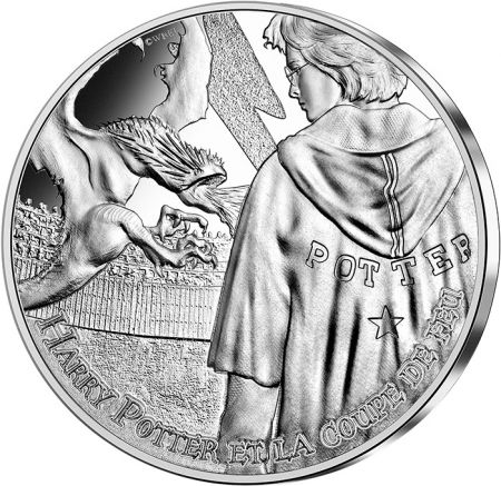 France - Monnaie de Paris Lépreuve du dragon et de loeuf - Harry Potter et la Coupe de Feu - 10 Euros Argent 2021 (MDP) - Harr