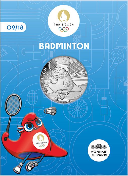 FFBaD - Fédération Française de Badminton - La Phryge Olympique et la Phryge  Paralympique de Paris 2024 se sont mises au badminton 🏸