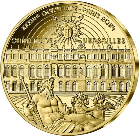 France - Monnaie de Paris Le Château de Versailles - 50 Euros OR BE 2023 - Héritage - Paris 2024