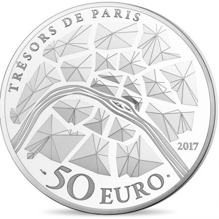 France - Monnaie de Paris Le Génie de la Bastille 50 Euros Argent BE FRANCE 2017 (MDP)