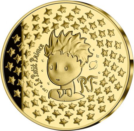 France - Monnaie de Paris Le Petit Prince et les étoiles - 5 Euros 1/2 g. Or BE FRANCE 2021 75 ans du Petit Prince