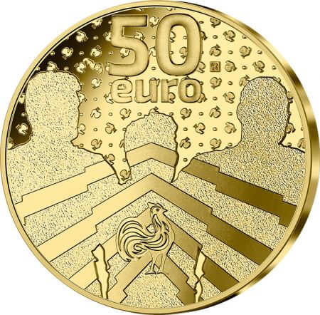 France - Monnaie de Paris Le XV de France - 50 Euros OR BE FRANCE 2022