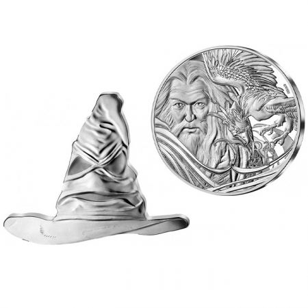 France - Monnaie de Paris LOT Harry Potter Argent 2022 - Choixpeau Magique & Dumbledore et le Phoenix - 10 argent BE France