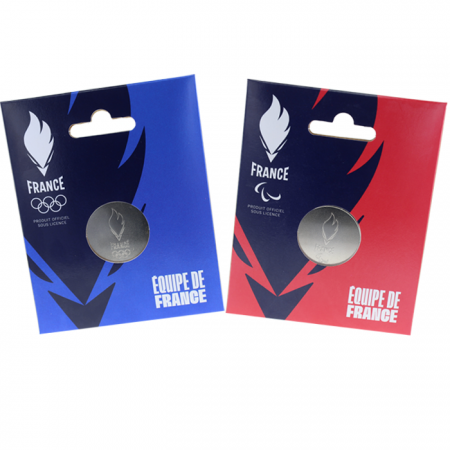 France - Monnaie de Paris Lot médailles des équipes de France des Jeux Olympiques et Paralympiques