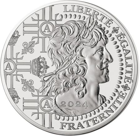 France - Monnaie de Paris Louis XIII - 100 Euros Argent 2024 - Les Ors de France