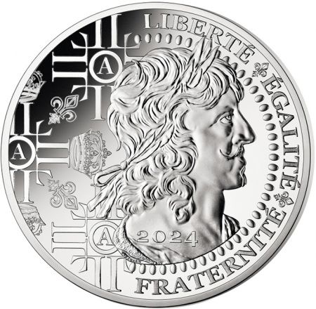 France - Monnaie de Paris Louis XIII - 20 Euros BE Argent 2024 - Les Ors de France