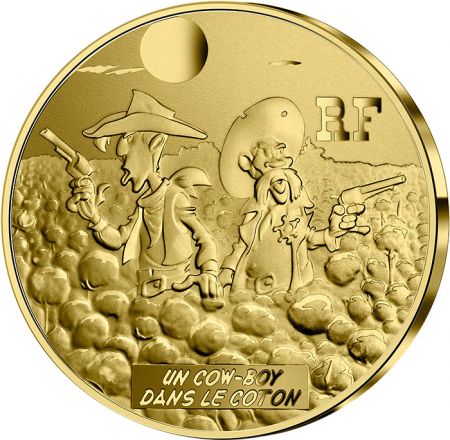 France - Monnaie de Paris Lucky Luke - 50 Euros OR (1/4 Oz) BE 2021 FRANCE (MDP)