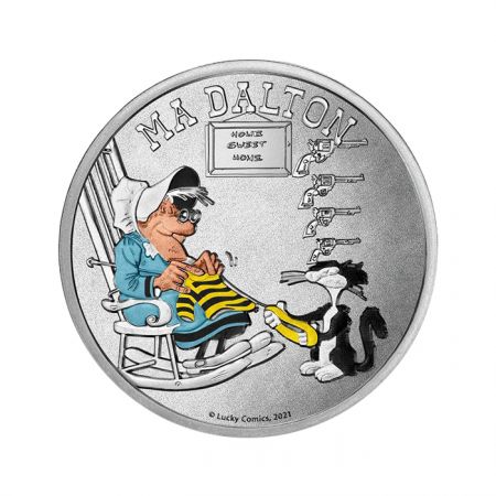 France - Monnaie de Paris Ma Dalton - mini-médaille 75 ans de Lucky Luke 2021 par La Monnaie de Paris