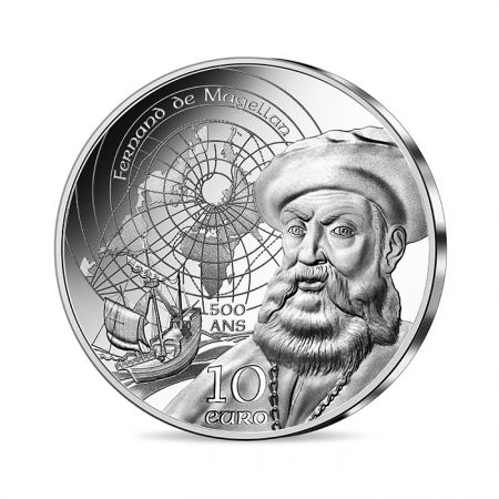 France - Monnaie de Paris Magellan et Âge Manuelin - Série Unesco - 10 Euros Argent BE FRANCE 2021 (MDP)