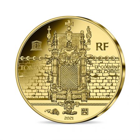 France - Monnaie de Paris Magellan et Âge Manuelin - Série Unesco - 5 Euros Or BE FRANCE 2021 (MDP)