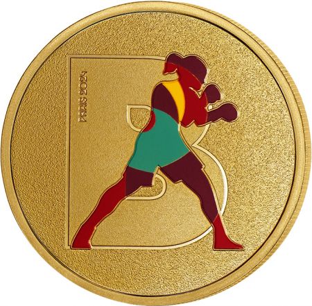 France - Monnaie de Paris Médaillon B - Alphabet Sports - Paris 2024