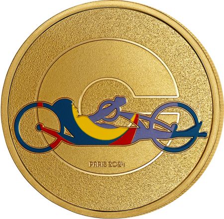 France - Monnaie de Paris Médaillon C - Alphabet Sports - Paris 2024