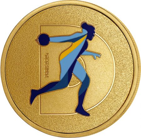 France - Monnaie de Paris Médaillon D - Alphabet Sports - Paris 2024