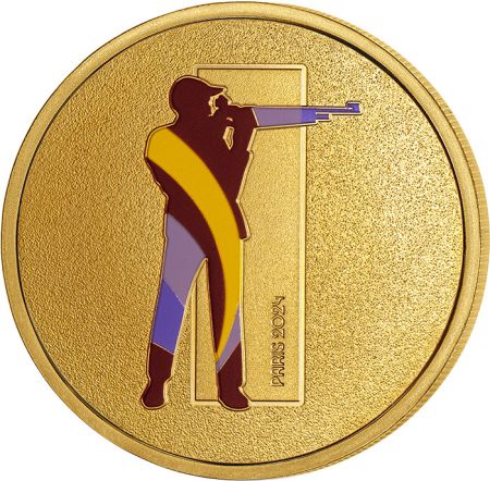 France - Monnaie de Paris Médaillon I - Alphabet Sports - Paris 2024