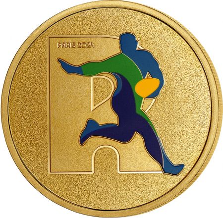 France - Monnaie de Paris Médaillon R - Alphabet Sports - Paris 2024