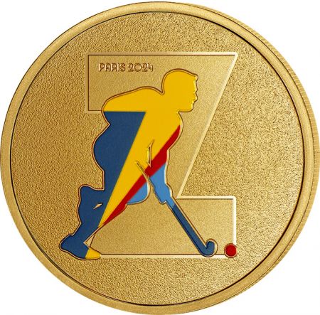 France - Monnaie de Paris Médaillon Z - Alphabet Sports - Paris 2024