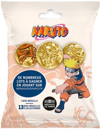 France - Monnaie de Paris Naruto 2023 - 1 pochette Médaille Surprise (MDP)