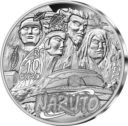 France - Monnaie de Paris Naruto et Sasuke - 10 euros argent BE France 2023