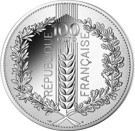 France - Monnaie de Paris NATURES DE FRANCE - 100 Euros Argent FRANCE 2022 - Blé