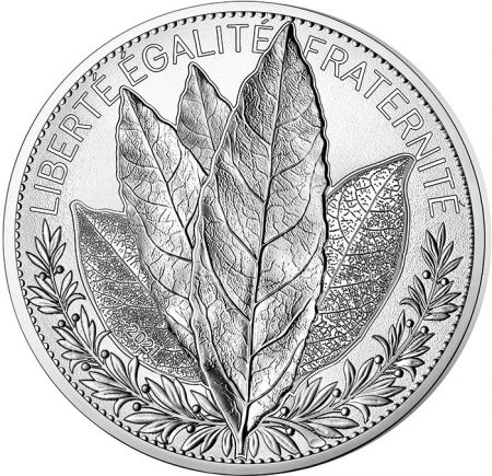 France - Monnaie de Paris NATURES DE FRANCE - 20 Euros BE Argent 2021 FRANCE - LAURIER