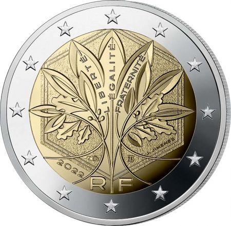 France - Monnaie de Paris Nouvelle Face Nationale - Blister Quadriptyque version  BU FRANCE 2021-2022 (MDP)