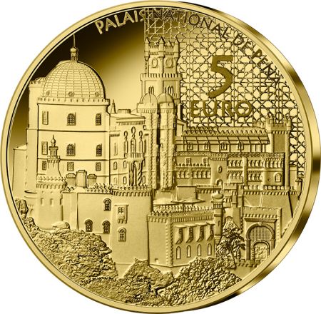 France - Monnaie de Paris PALACIO DA PENA - Série Unesco - 5 Euros Or BE 2023