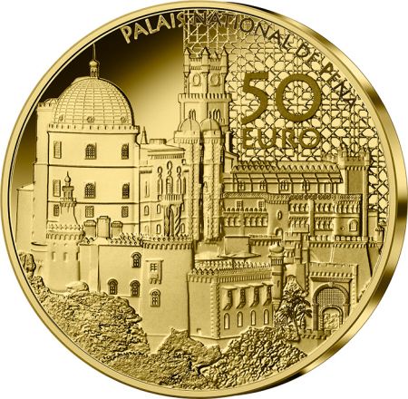 France - Monnaie de Paris PALACIO DA PENA - Série Unesco - 50 Euros Or BE 2023