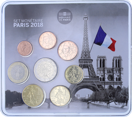 France - Monnaie de Paris Paris 2018 -  Miniset  BU FRANCE 2018 (MDP)