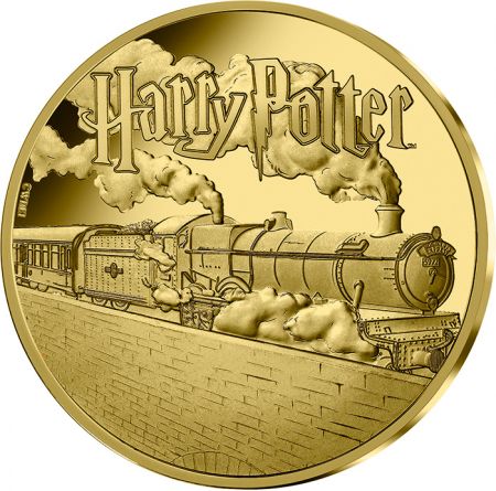 France - Monnaie de Paris Poudlard Express - 500 Euros Or FRANCE 2022 (MDP) - Harry Potter