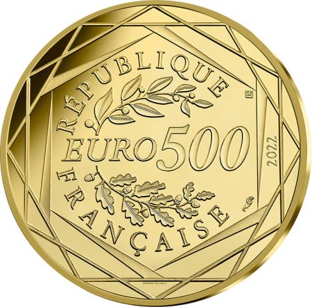 France - Monnaie de Paris Poudlard Express - 500 Euros Or FRANCE 2022 (MDP) - Harry Potter